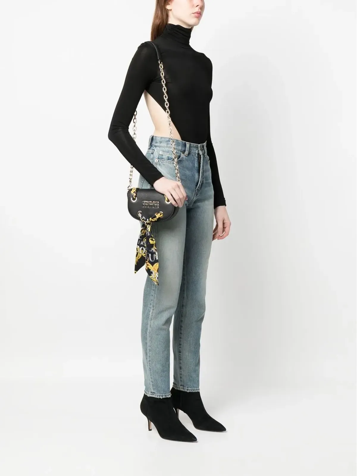 Versace Jeans Couture バロックプリント ディテール ショルダーバッグ - 画像2