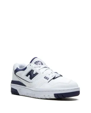 New Balance 550 ホワイト/ネイビー スニーカー - サムネイル2