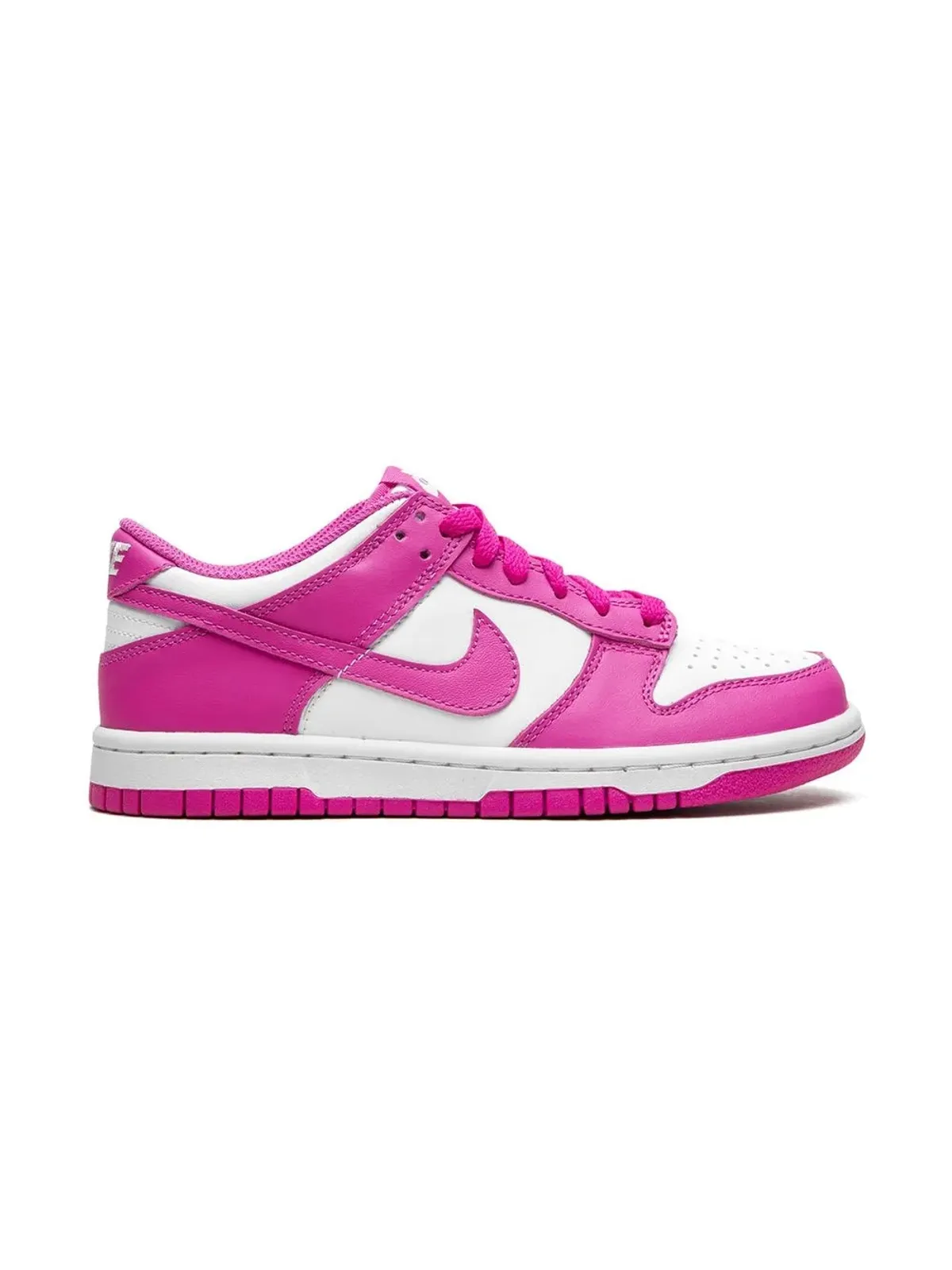 Nike Kids ダンク ロー スニーカー アクティブフューシャ - 画像2