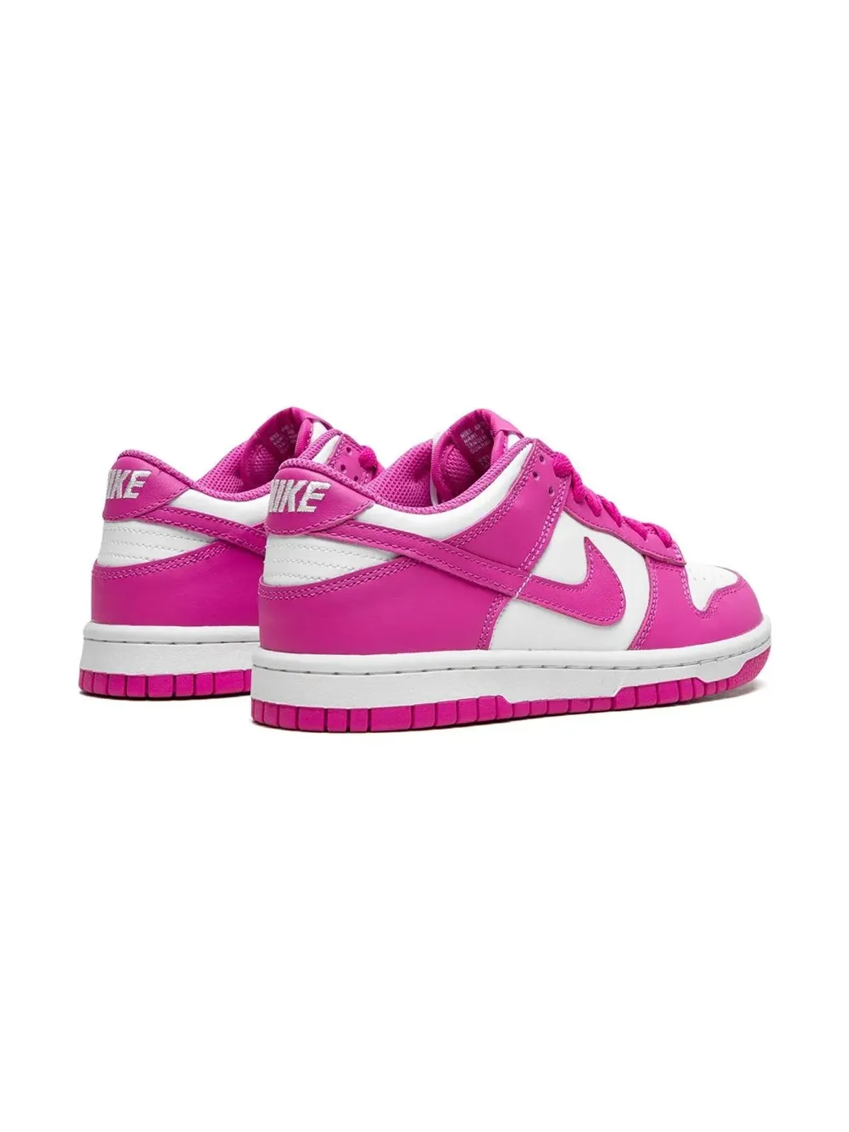 Nike Kids ダンク ロー スニーカー アクティブフューシャ - 画像3