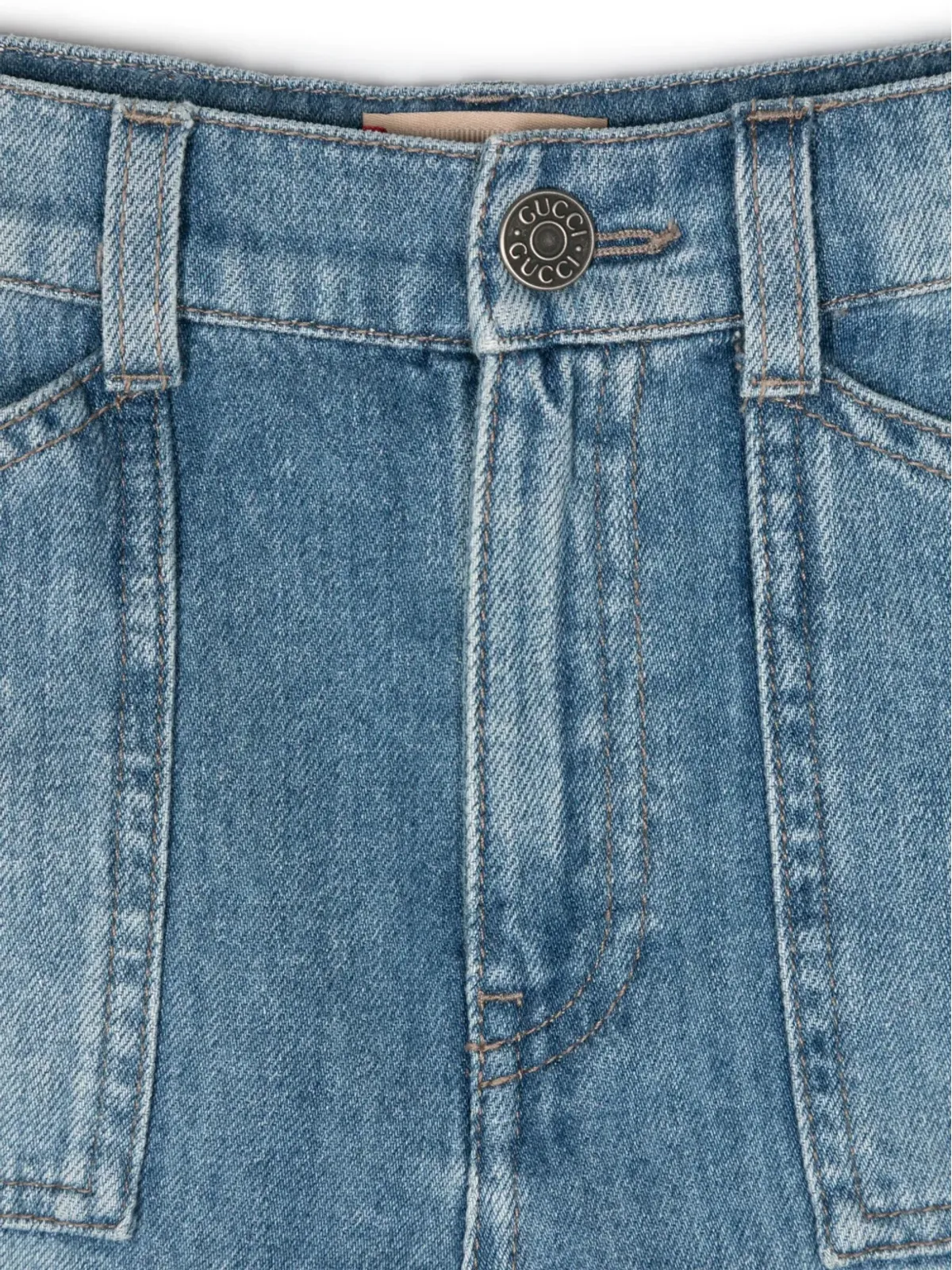 Gucci Kids ロゴ刺繍ショーツ - 画像3