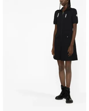 Moncler ジップドショートスリーブミニドレス - サムネイル4