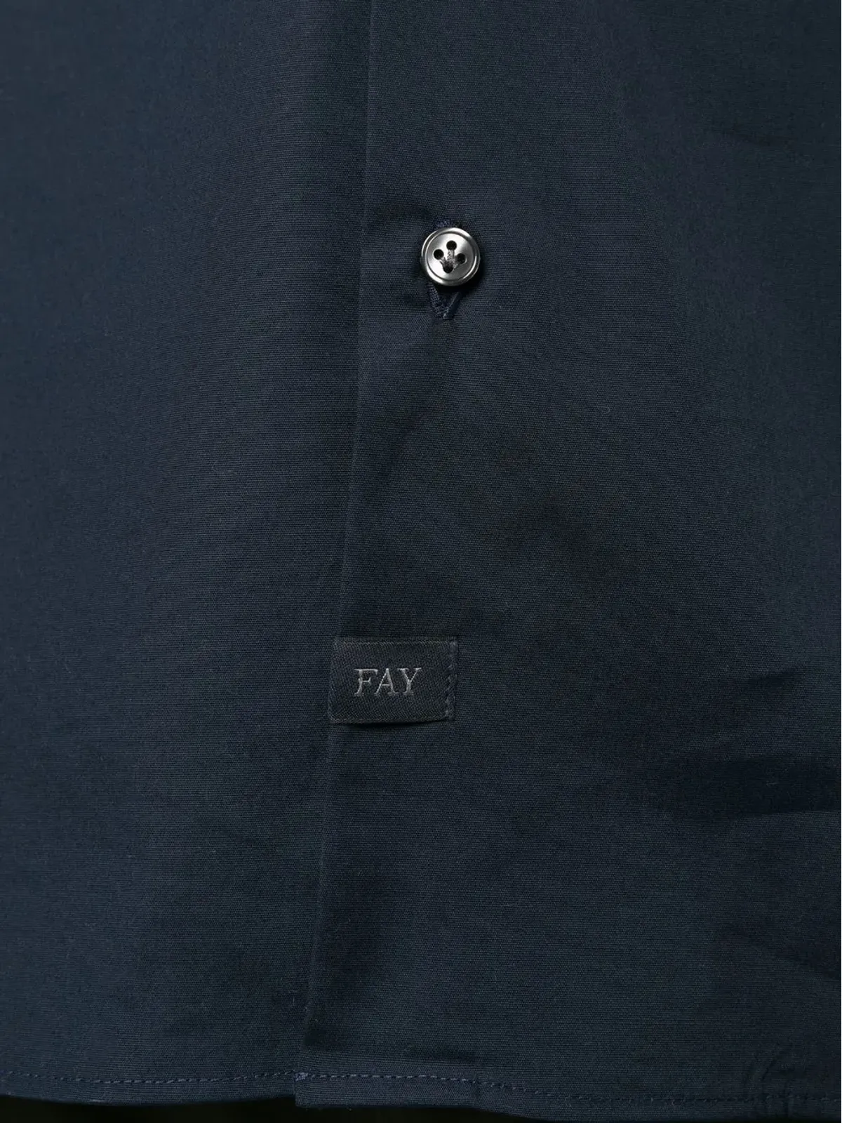 Fay 長袖コットンシャツ - ブルー - 画像5