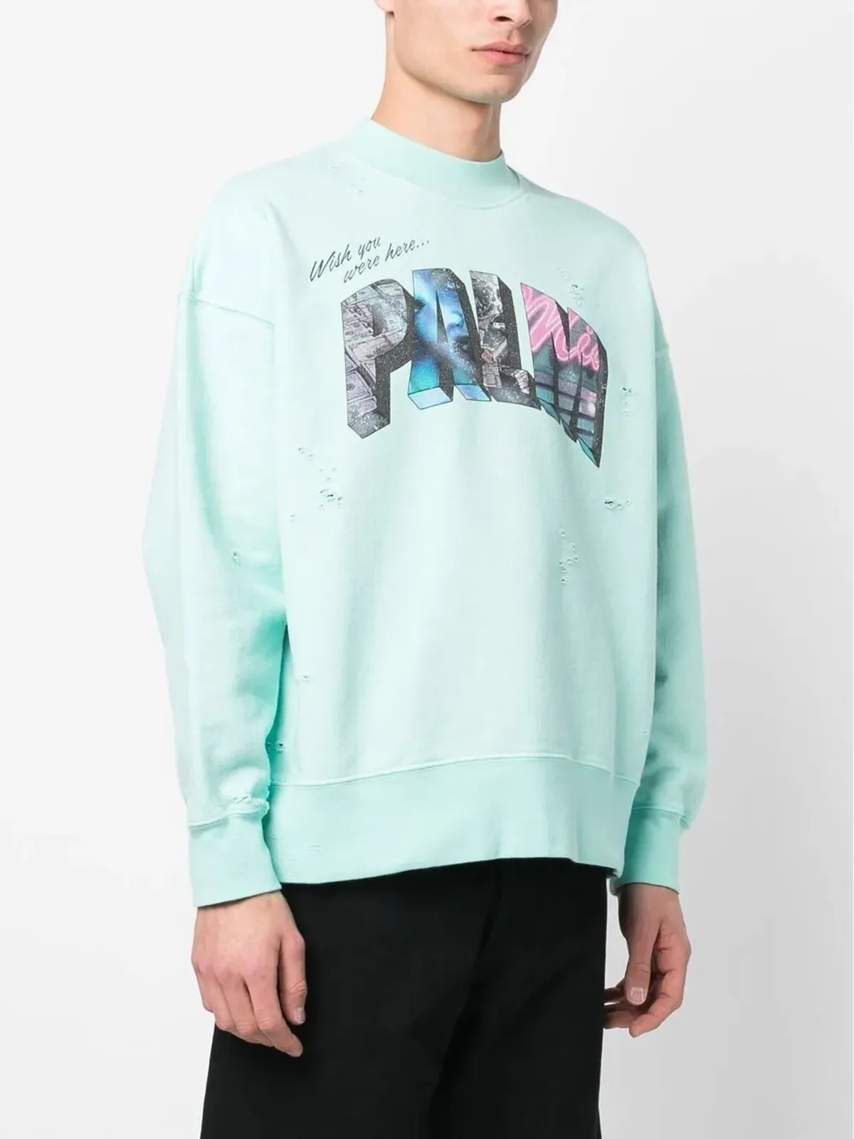 Palm Angels グラフィックプリント クルーネック スウェットシャツ - 画像3