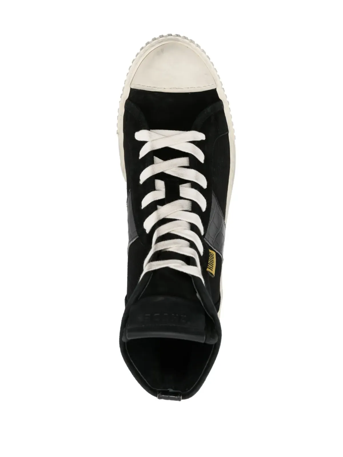 RHUDE Bel Airs ハイトップスニーカー - ブラック - 画像4