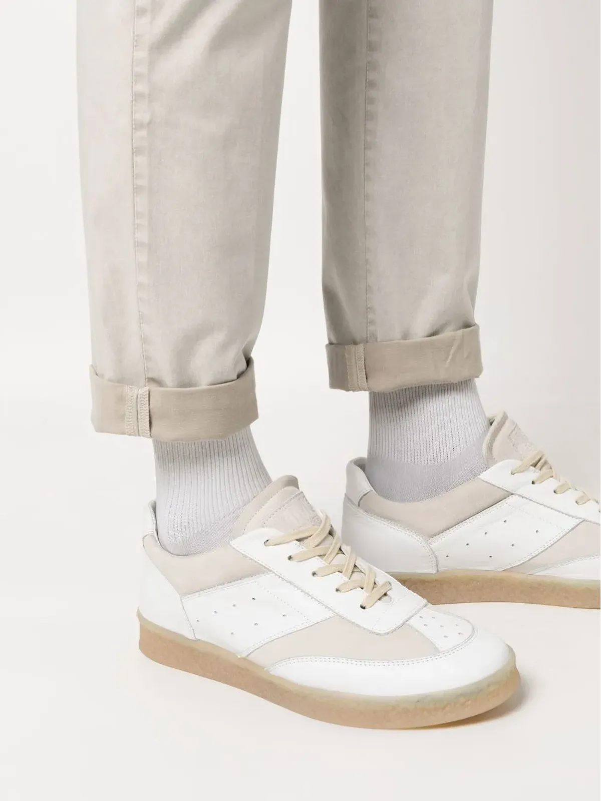 DONDUP クロップドコットンチノパンツ - 画像5