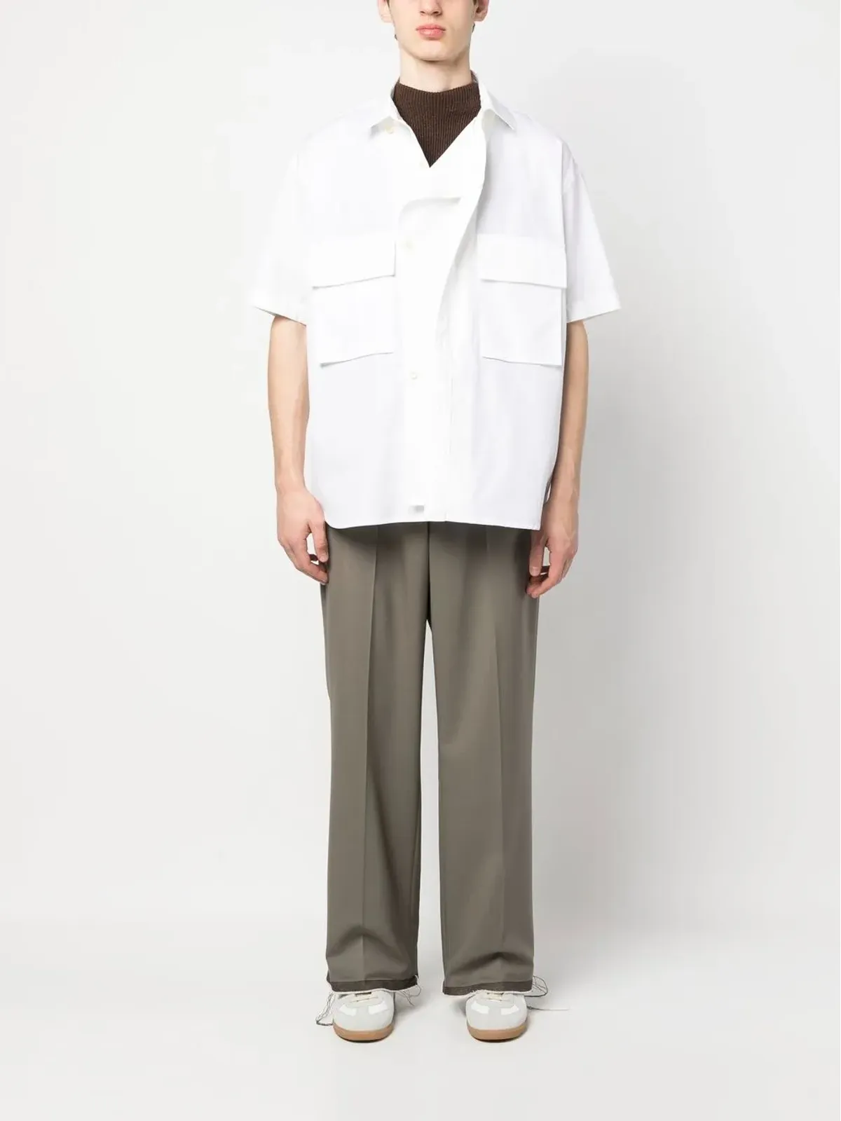 sacai フラップポケットショートスリーブシャツ - 画像2