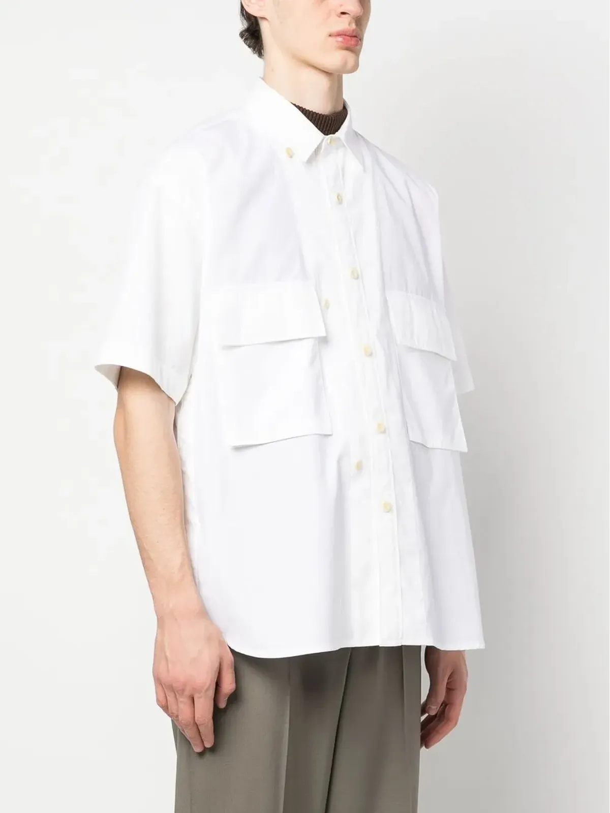 sacai フラップポケットショートスリーブシャツ - 画像3