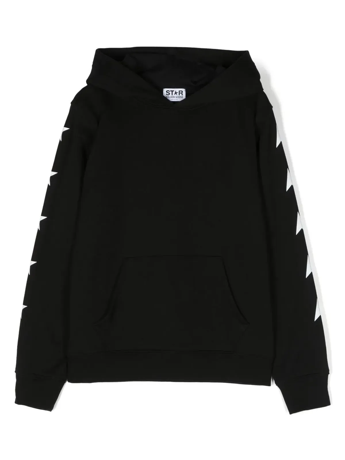 Golden Goose Kids 星柄コットン混紡フーディ - 画像1