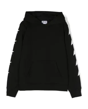 Golden Goose Kids 星柄コットン混紡フーディ - サムネイル1
