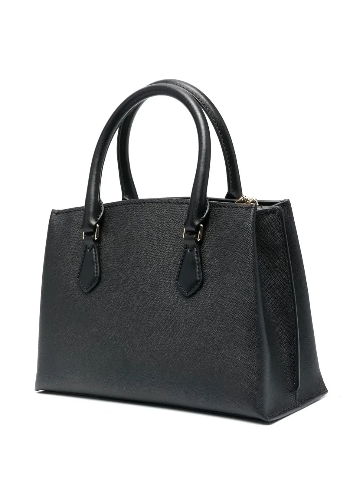 Michael Kors パドロックディテール レザー トートバッグ ブラック - 画像3