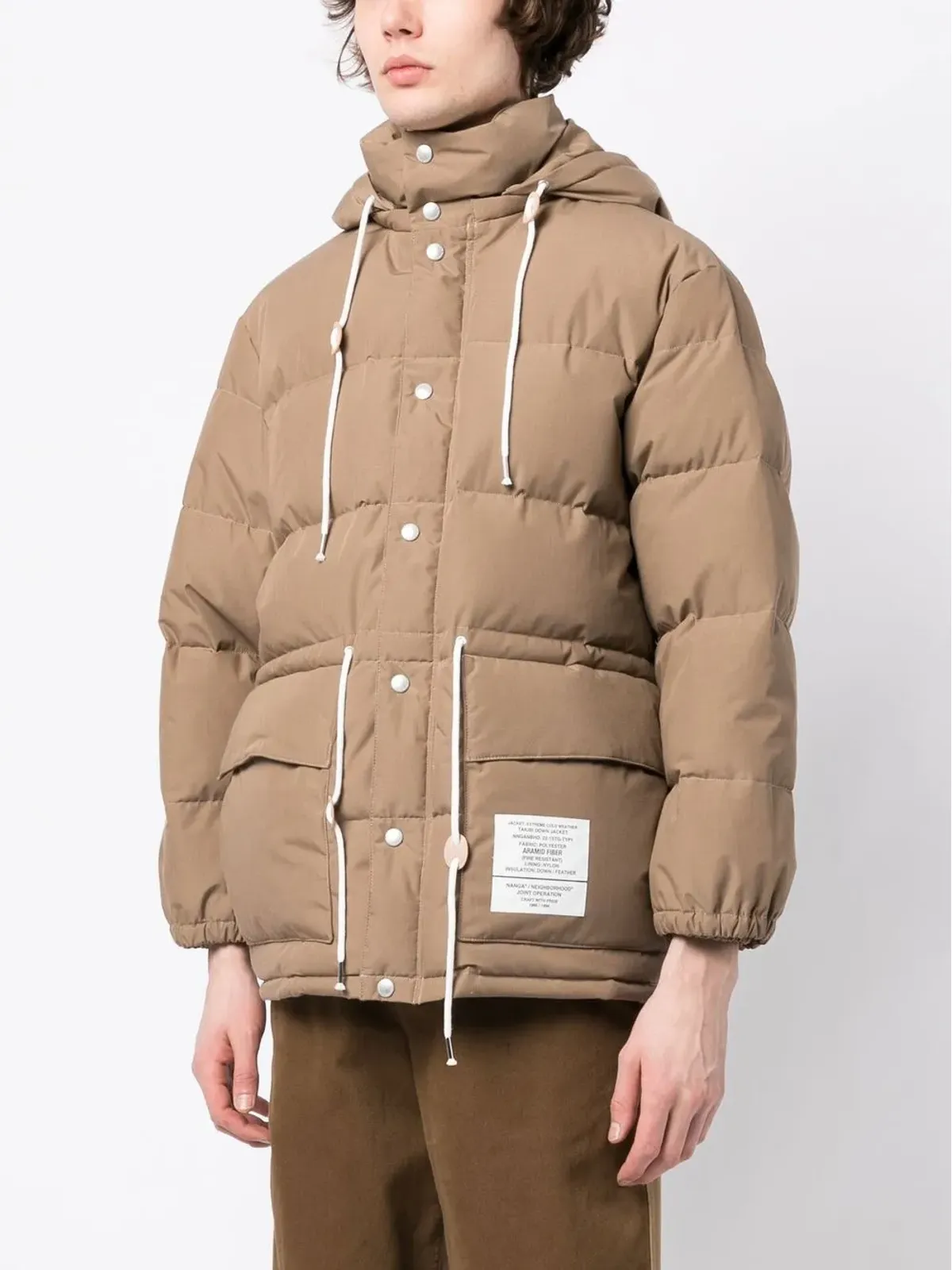 Neighborhood ロゴパッチ入りパデッドジャケット - 画像3
