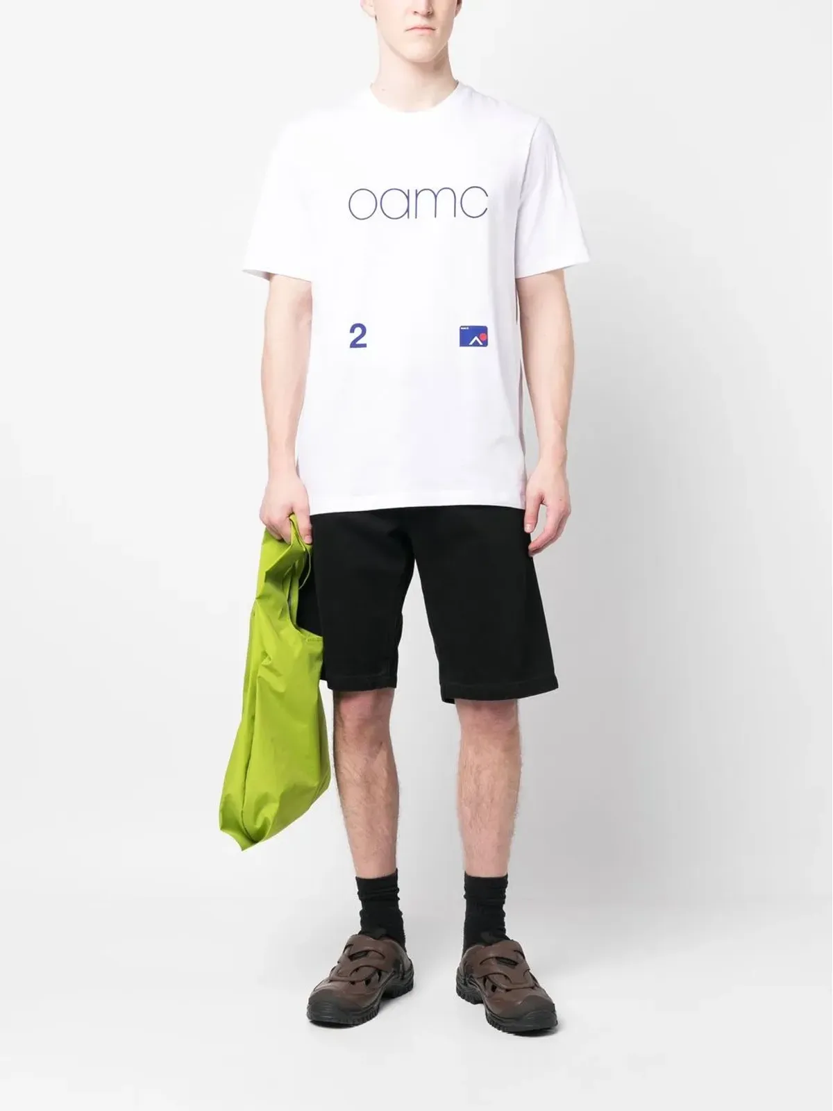 OAMC ロゴプリント コットンTシャツ - ホワイト - 画像2