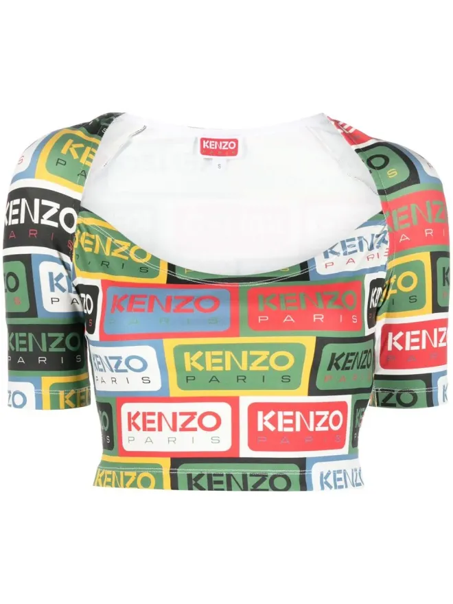 Kenzo Kenzo ロゴプリント クロップトップの商品画像