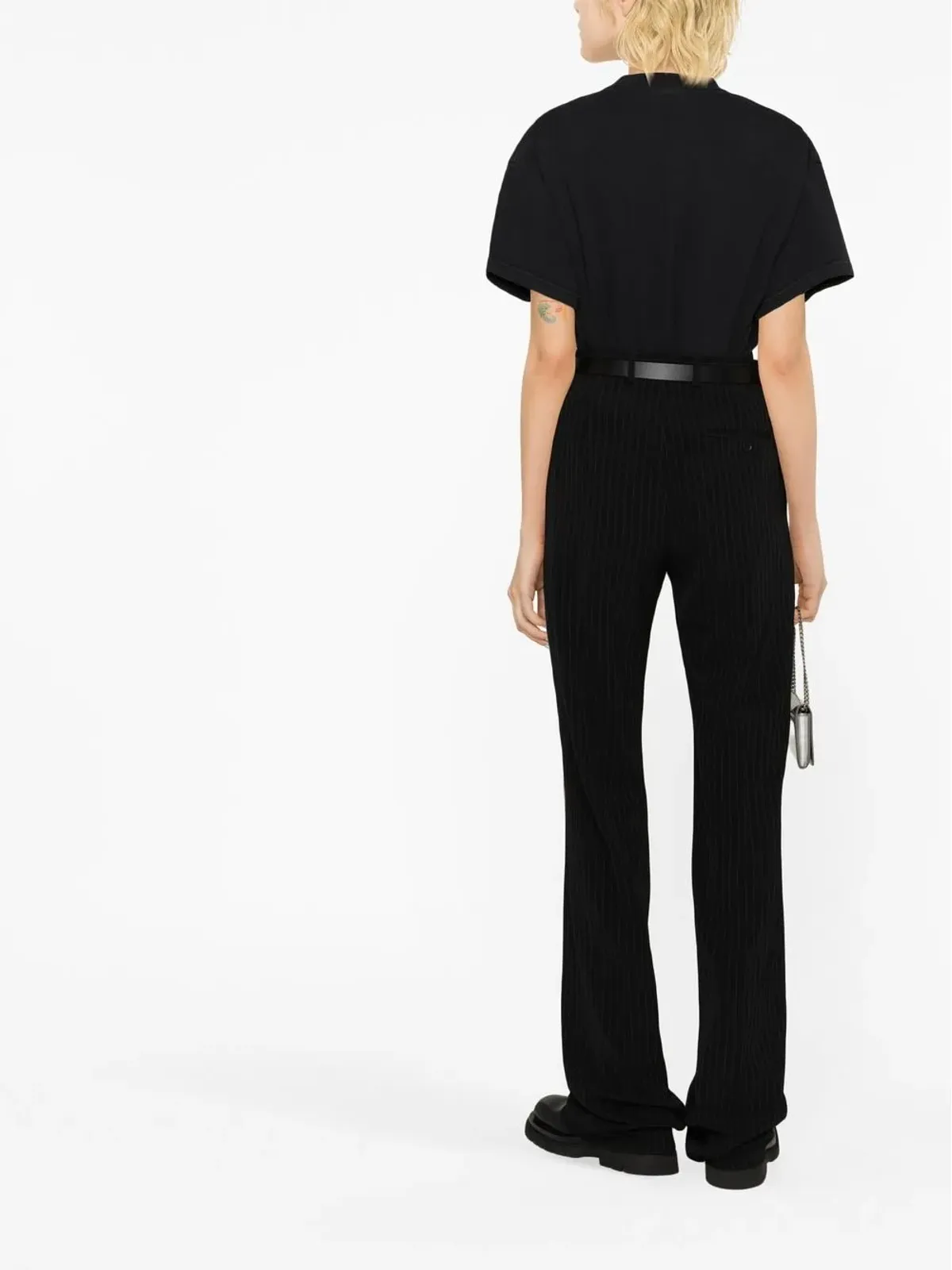 Balenciaga ピンストライプ ストレートレッグパンツ - 画像4