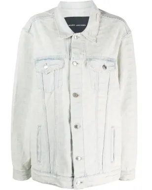 Marc Jacobs monogram denim jacket - Blue - サムネイル1