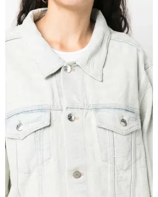 Marc Jacobs monogram denim jacket - Blue - サムネイル5