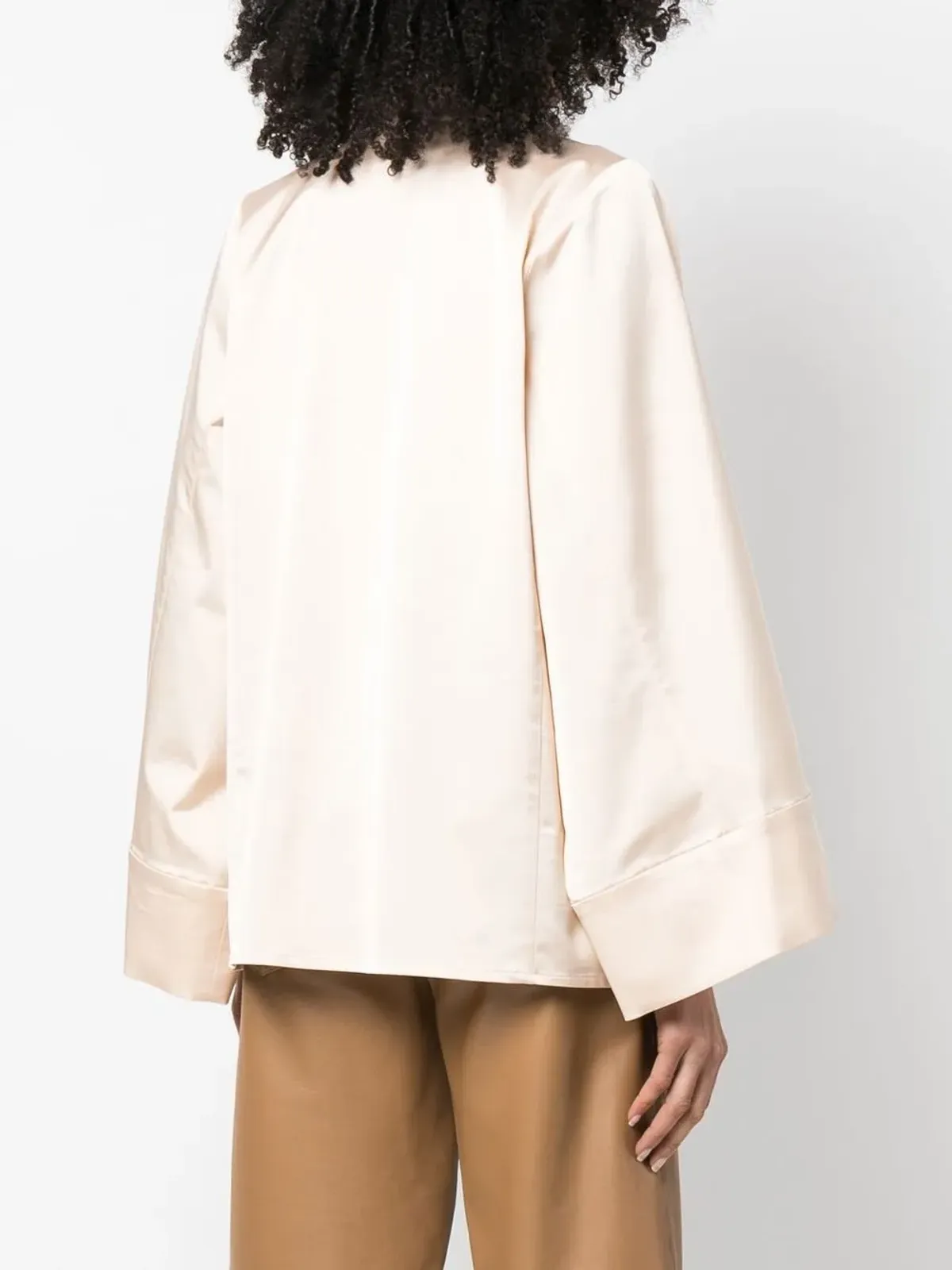 By Malene Birger 長袖ウールブラウス - 画像4