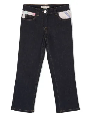 PUCCI Junior ミッドライズ・スリムカットジーンズ - サムネイル1