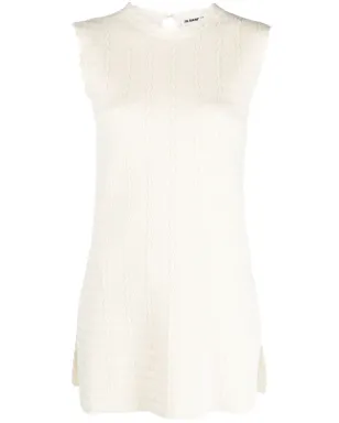 Jil Sander ノースリーブ編みニットトップ - サムネイル1