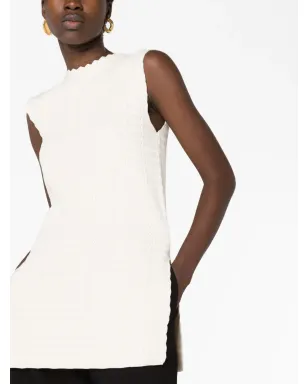 Jil Sander ノースリーブ編みニットトップ - サムネイル5