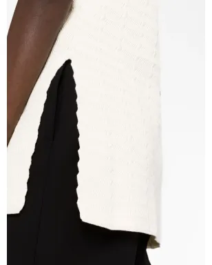 Jil Sander ノースリーブ編みニットトップ - サムネイル3
