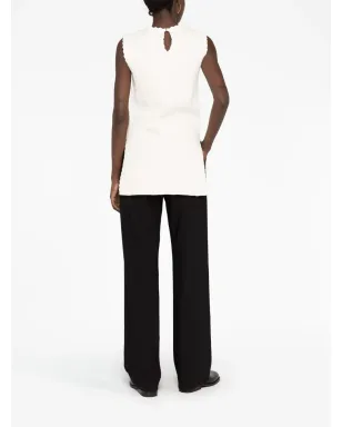 Jil Sander ノースリーブ編みニットトップ - サムネイル4