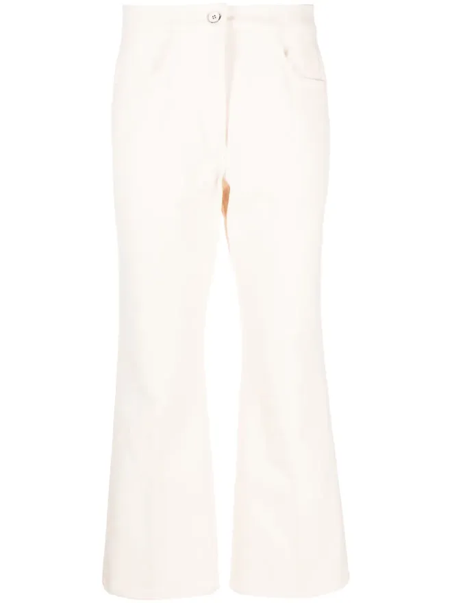 Jil Sander Jil Sander プレスド・クレース・フレアパンツの商品画像