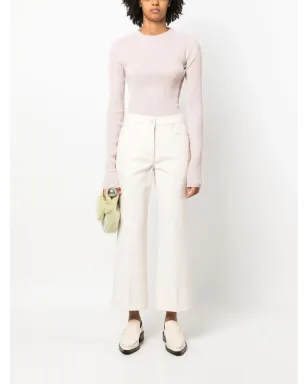Jil Sander プレスド・クレース・フレアパンツ - サムネイル2