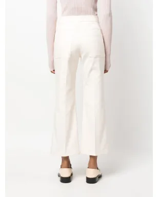 Jil Sander プレスド・クレース・フレアパンツ - サムネイル4