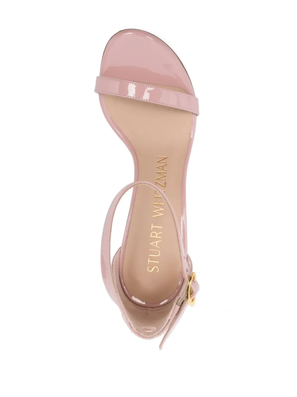 Stuart Weitzman ヌナケッドストレート 85mm レザー パンプス - 画像4