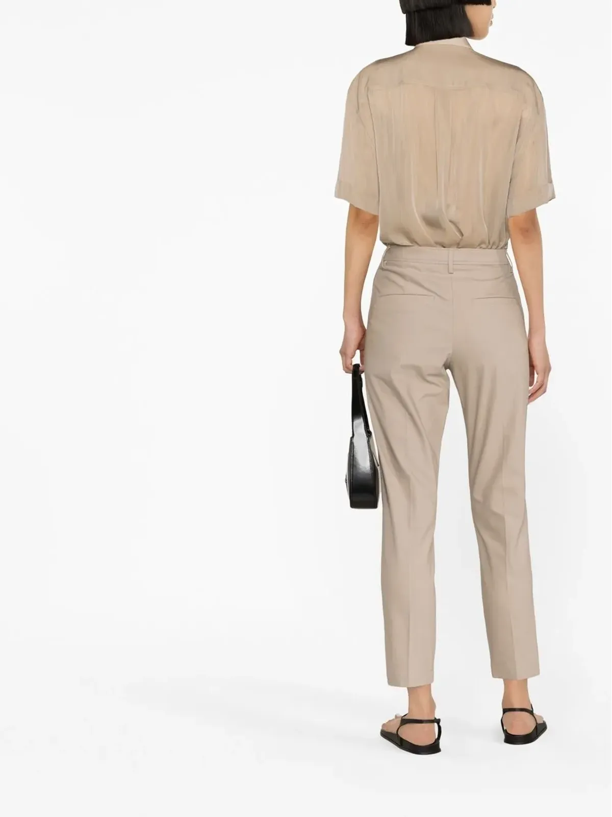 Brunello Cucinelli クロップド・スリムレッグパンツ - Neutrals - 画像3