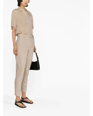 Brunello Cucinelli クロップド・スリムレッグパンツ - Neutrals - サムネイル4