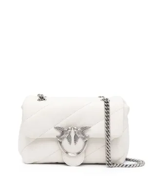 PINKO キルテッド・シープスキン ショルダーバッグ - White - サムネイル1