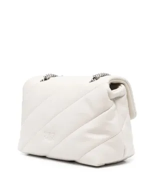 PINKO キルテッド・シープスキン ショルダーバッグ - White - サムネイル3
