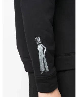 Lanvin 写真プリント長袖スウェットシャツ ブラック - サムネイル5