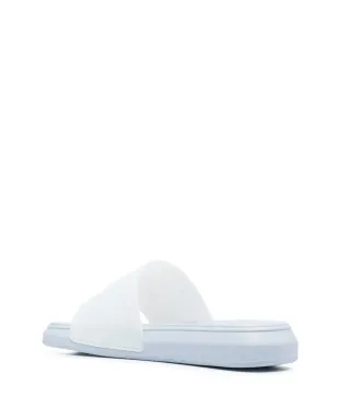 Alexander McQueen シングルストラップ・フラットスライド（ブルー） - サムネイル3