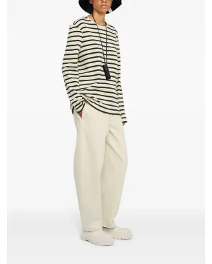 Jil Sander ストライプ柄コットンTシャツ - サムネイル3