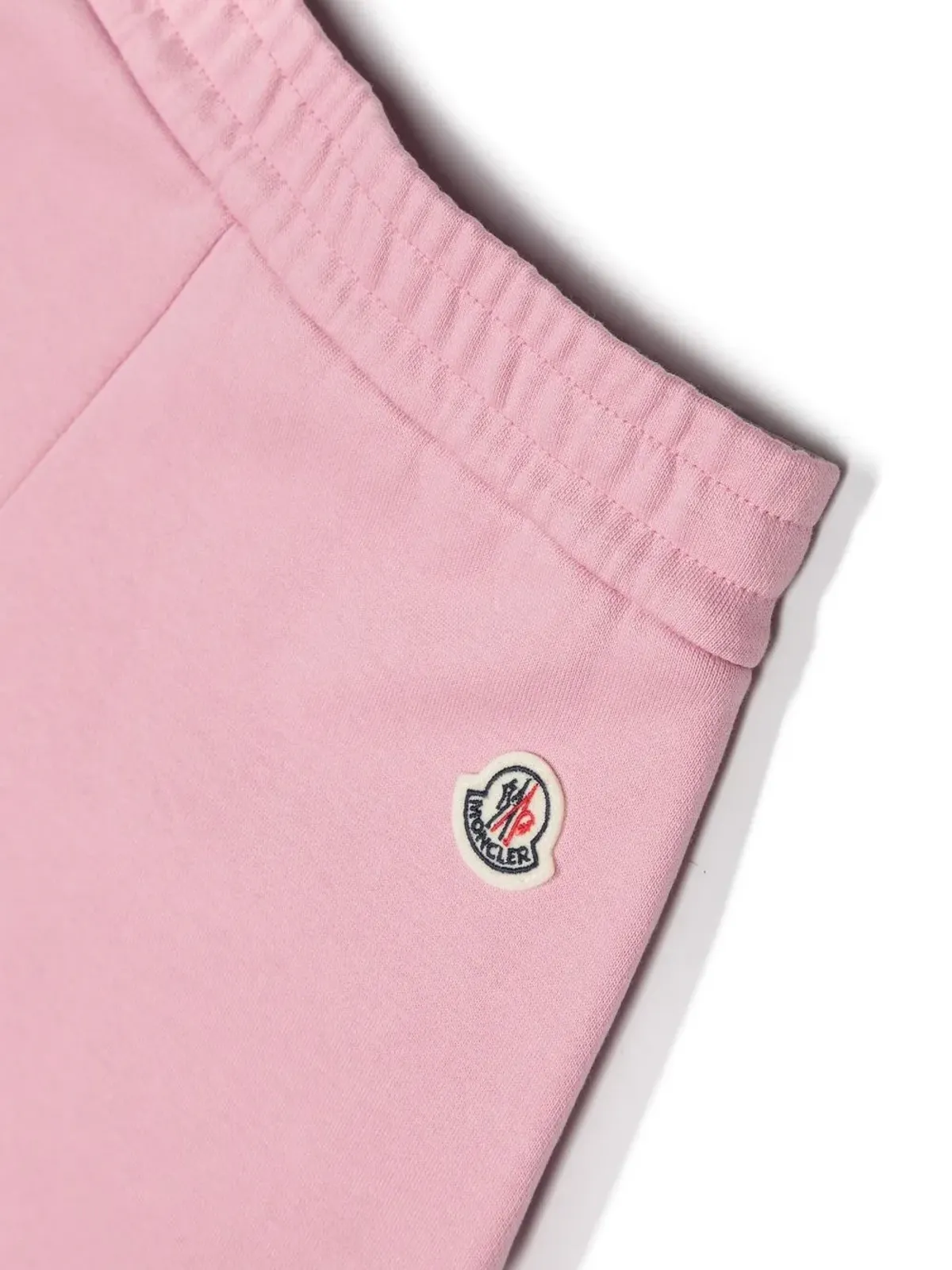 Moncler Enfant ロゴ刺繍入りコットンショーツ - ピンク - 画像3