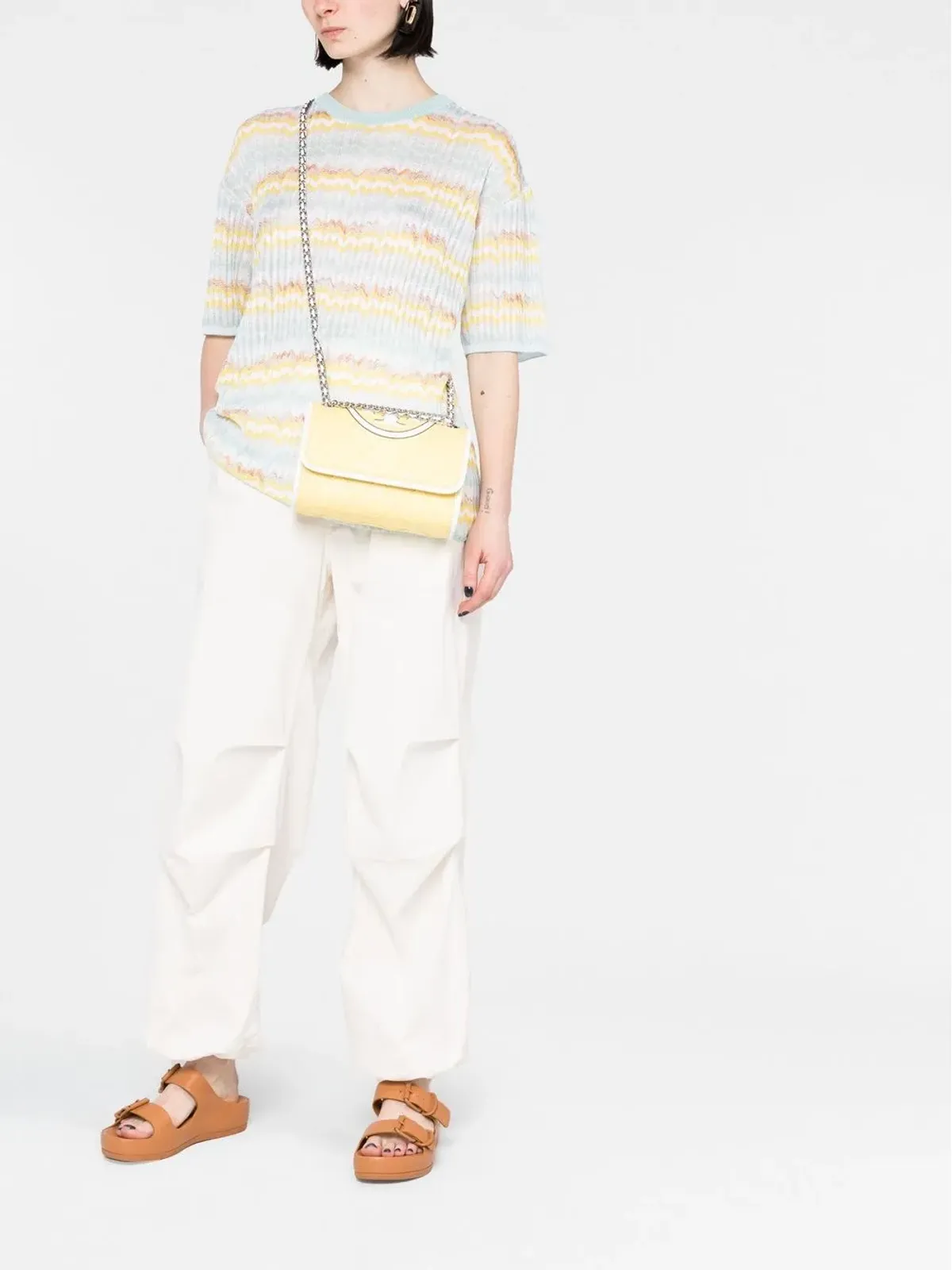 Tory Burch エンボス加工・キルテッド クロスボディバッグ - 画像2