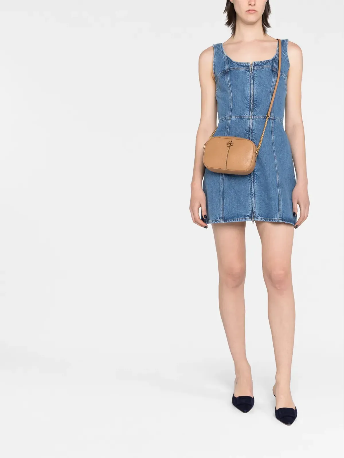 Tory Burch McGraw レザー カメラバッグ - 画像2