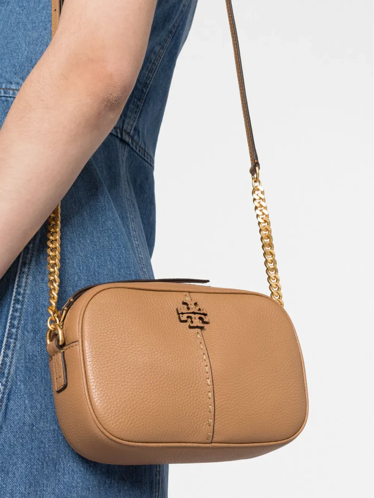 Tory Burch McGraw レザー カメラバッグ - 画像3