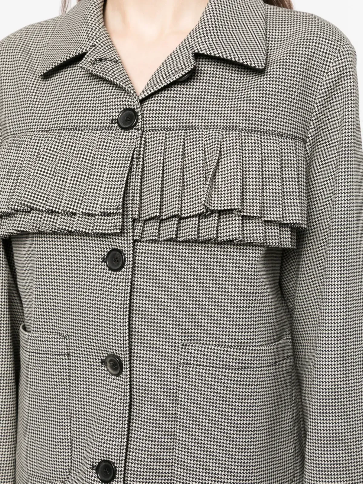 PS Paul Smith チェック柄プリーツフィットジャケット - 画像5