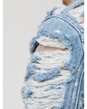Diesel De-Slimmy-Fsc クロップド デニムジャケット - サムネイル5
