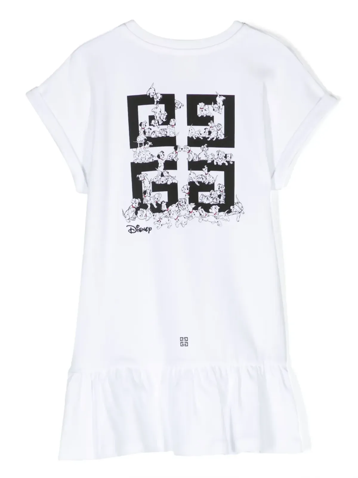 Givenchy Kids フリル付きロゴプリントTシャツドレス - 画像2