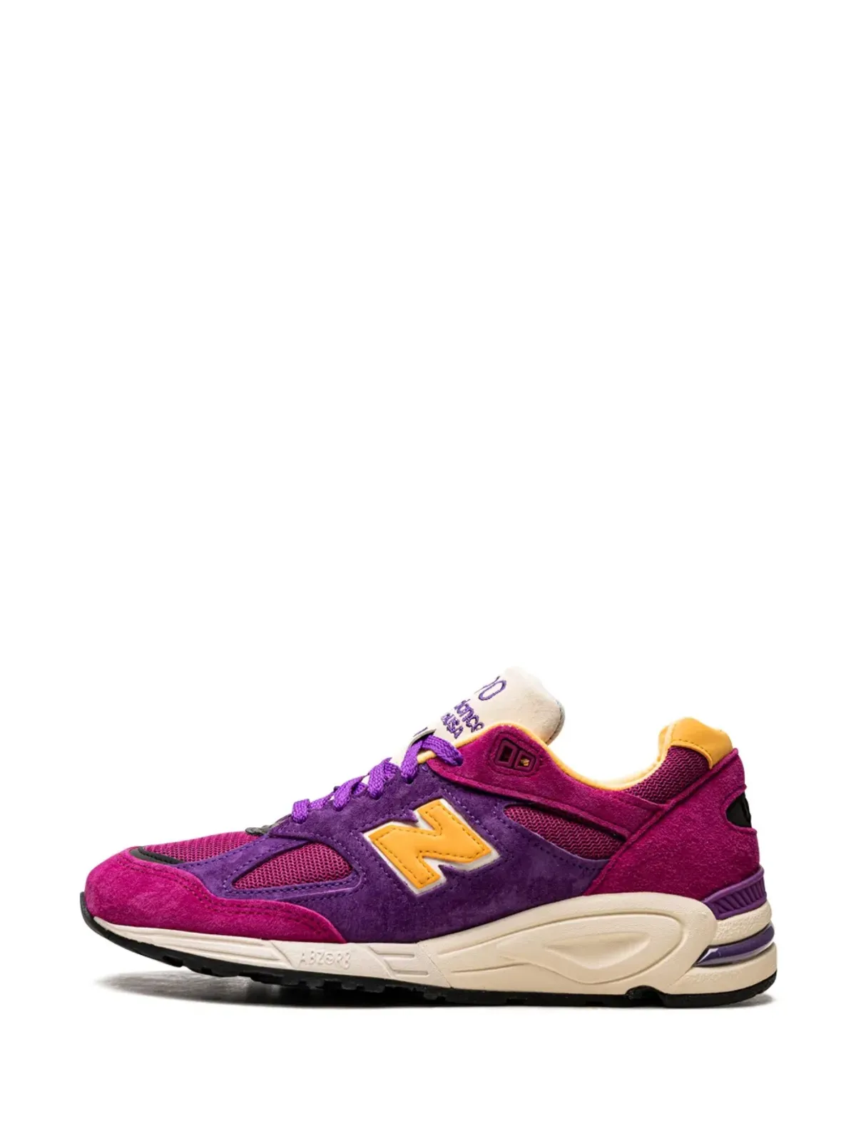 New Balance 990V2 ピンク/パープル スニーカー - 画像5