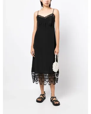Simone Rocha レーストリム付きミディドレス - サムネイル2
