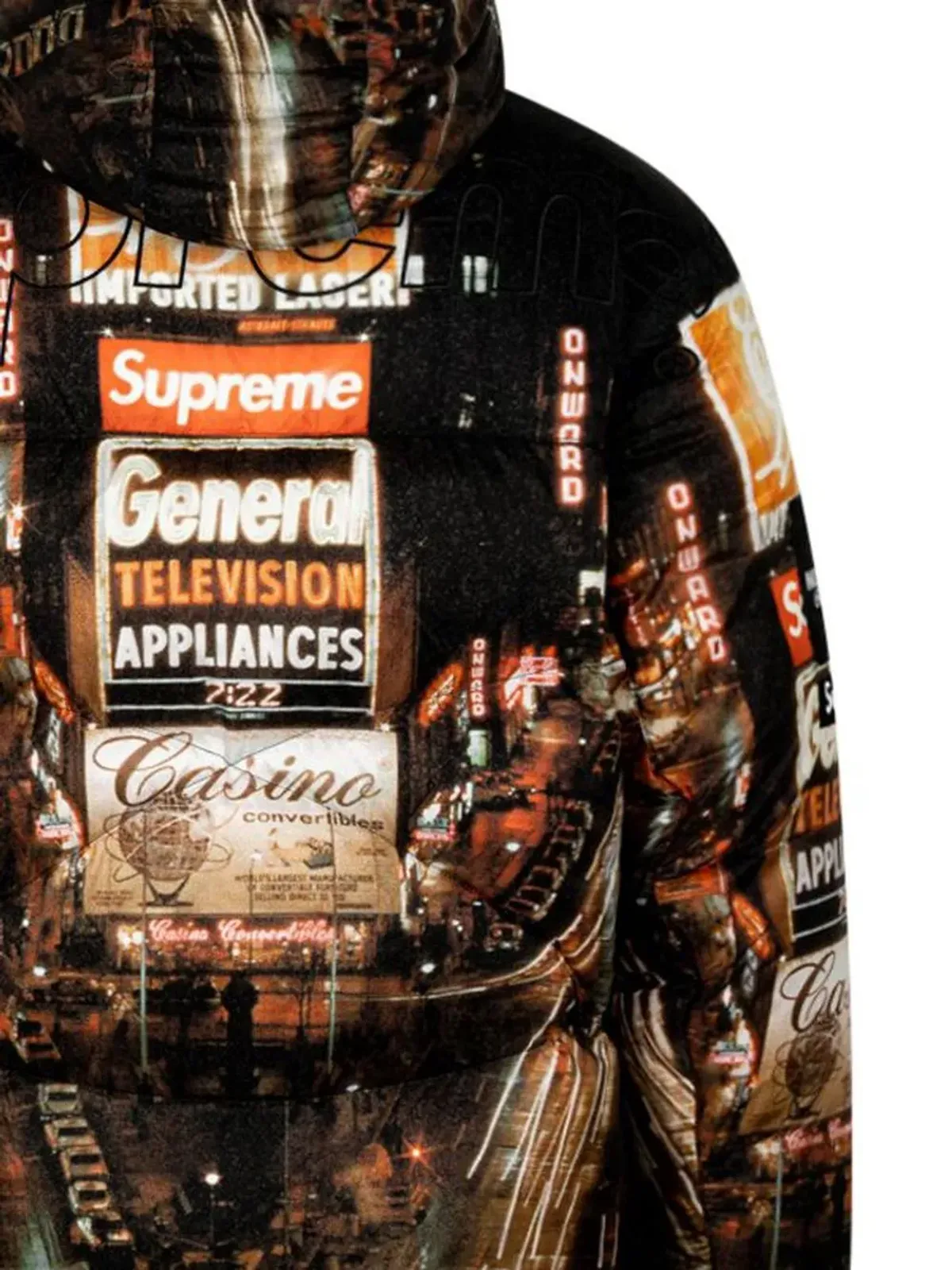 Supreme × The North Face 800フィル・ハーフジップ・フーディー ブラック - 画像4