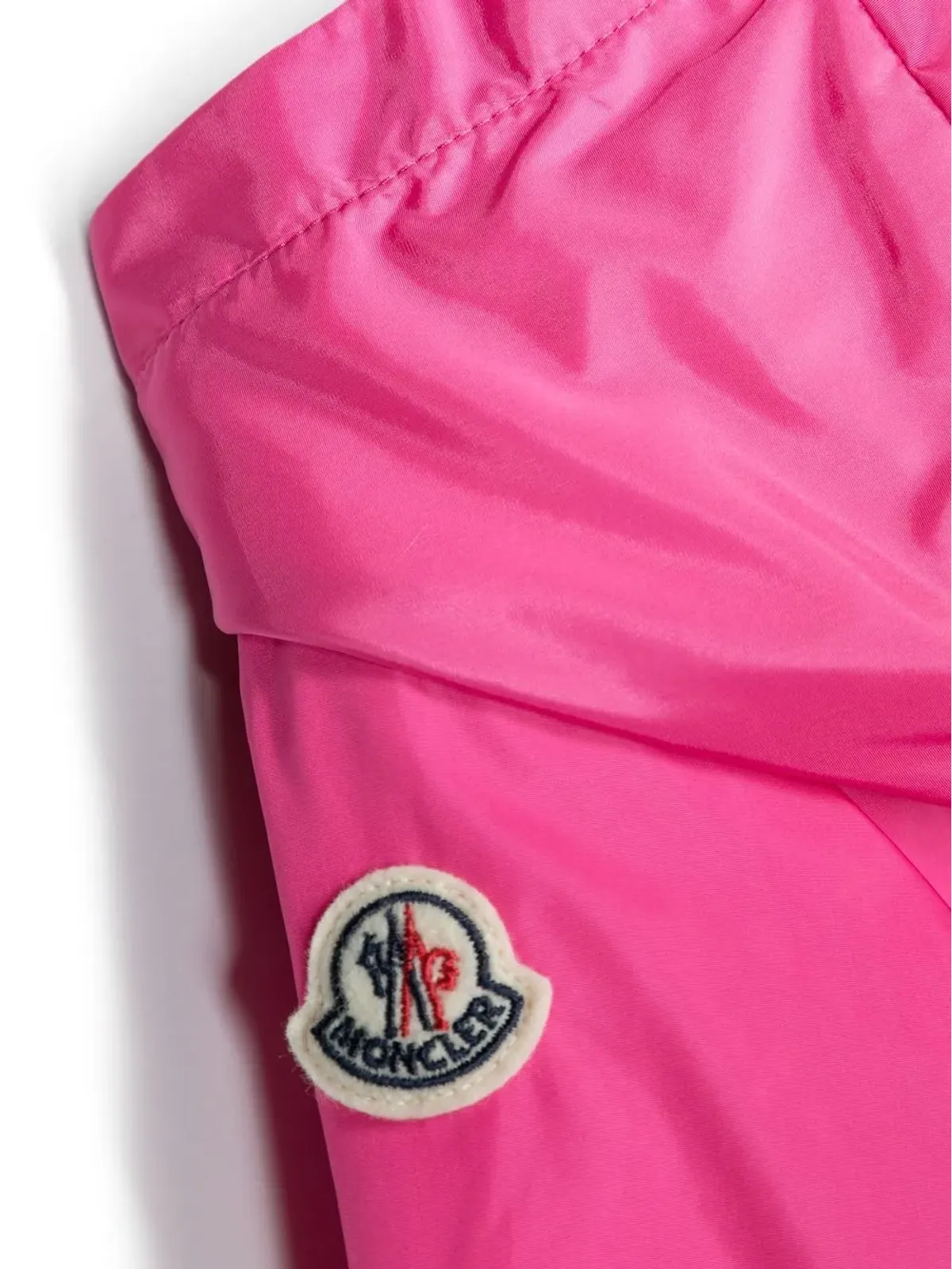 Moncler Enfant ロゴプリントフーデッドジャケット - 画像3