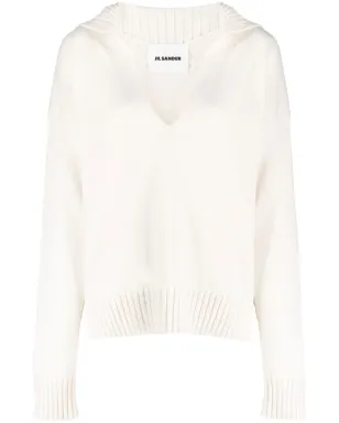 Jil Sander ニット・スプリットネックジャンパー - サムネイル1